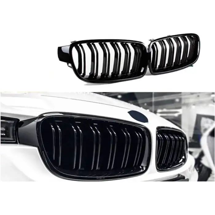 Bmw F30 Ön Panjur Böbrek M3 Model Piano Black