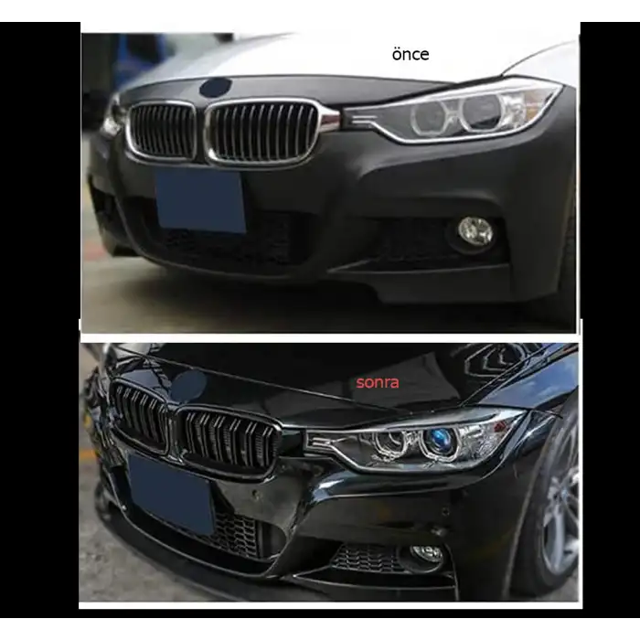 Bmw F30 Ön Panjur Böbrek M3 Model Piano Black