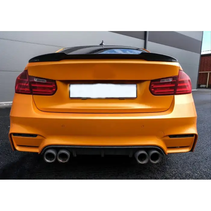 Bmw F30 Yarasa M4 Tip Spoiler Parlak Siyah Boyalı İthal Ürün Plastik