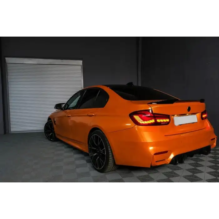 Bmw F30 Yarasa M4 Tip Spoiler Parlak Siyah Boyalı İthal Ürün Plastik