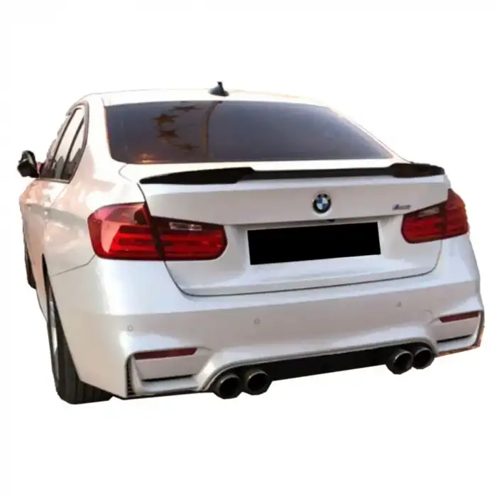 Bmw F30 Yarasa M4 Tip Spoiler Parlak Siyah Boyalı İthal Ürün Plastik