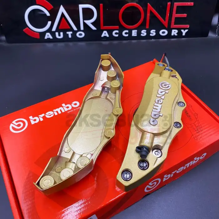 Brembo Orjinal Metal Kaliper Kapağı Sarı Renk Fren Disk Kapağı 2Li Set Aynı Gün Kargo