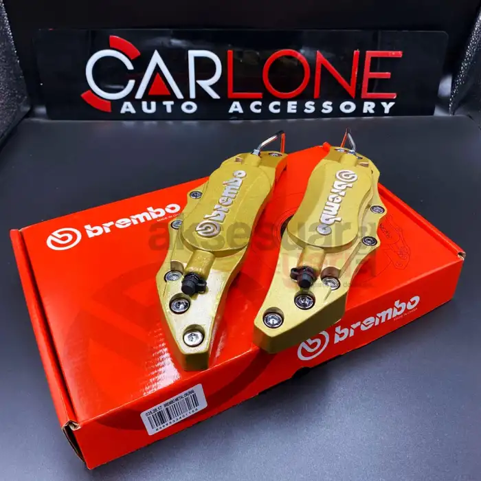 Brembo Orjinal Metal Kaliper Kapağı Sarı Renk Fren Disk Kapağı 2Li Set Aynı Gün Kargo