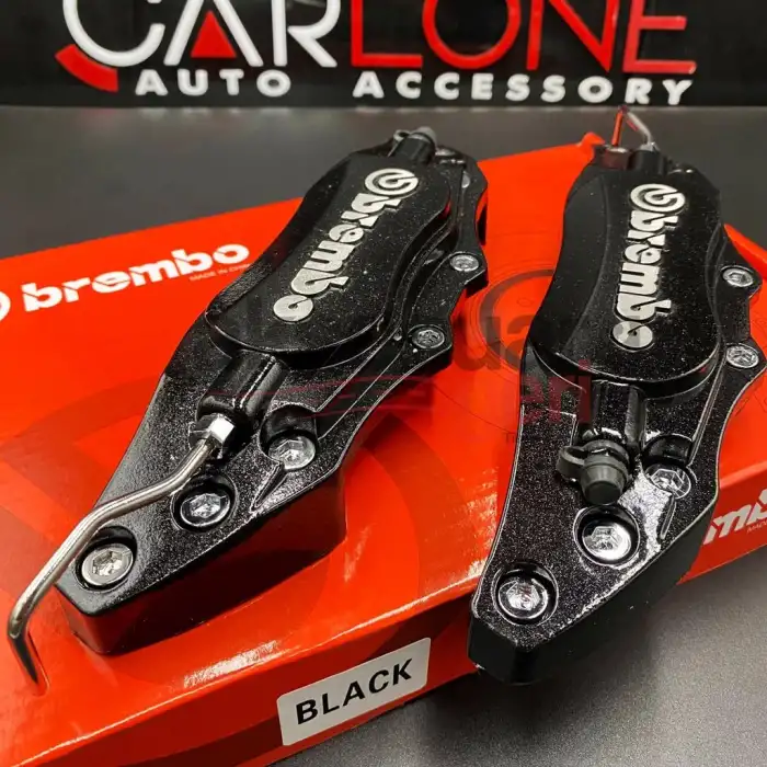 Brembo Orjinal Metal Kaliper Kapağı Siyah Renk Fren Disk Kapağı 2Li Set Aynı Gün Kargo