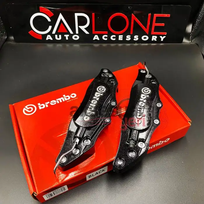 Brembo Orjinal Metal Kaliper Kapağı Siyah Renk Fren Disk Kapağı 2Li Set Aynı Gün Kargo