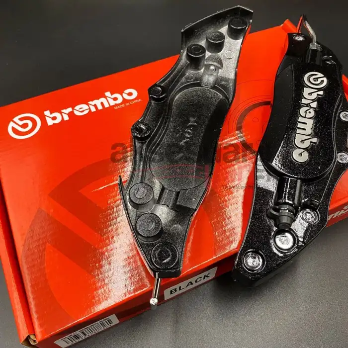 Brembo Orjinal Metal Kaliper Kapağı Siyah Renk Fren Disk Kapağı 2Li Set Aynı Gün Kargo