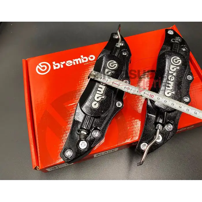 Brembo Orjinal Metal Kaliper Kapağı Siyah Renk Fren Disk Kapağı 2Li Set Aynı Gün Kargo
