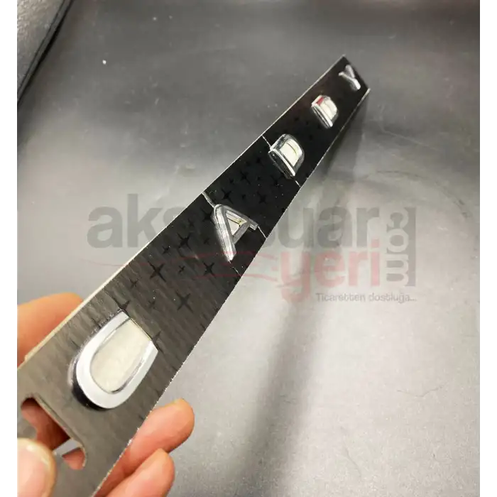 Caddy Bagaj Yazısı Yeni Tip Krom  A+ Kaliteli Ürün
