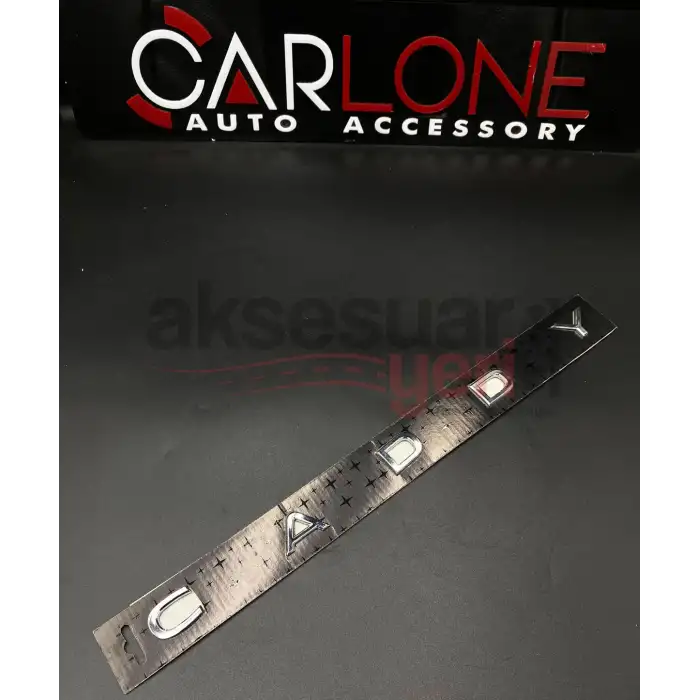 Caddy Bagaj Yazısı Yeni Tip Krom  A+ Kaliteli Ürün