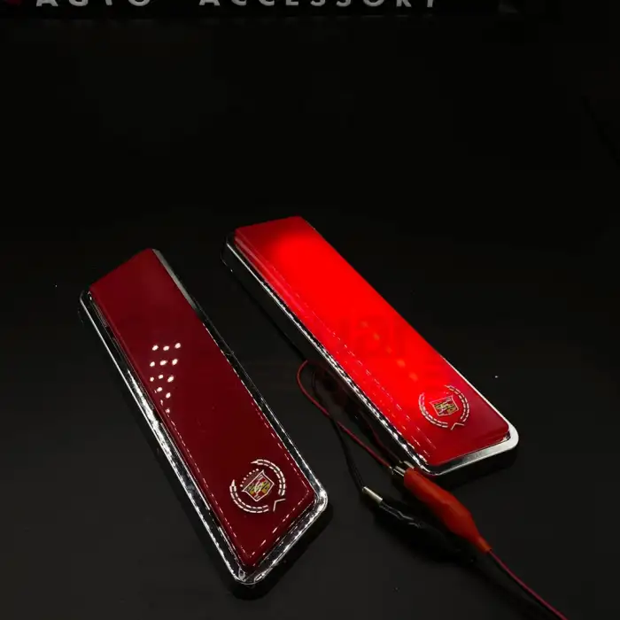 Cadillac Kırmızı Direk Lambası Gazetelik Neon Led 12V