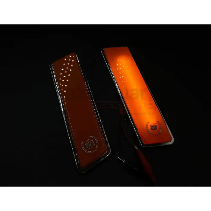 Cadillac Turuncu Direk Lambası Gazetelik Neon Led 12V