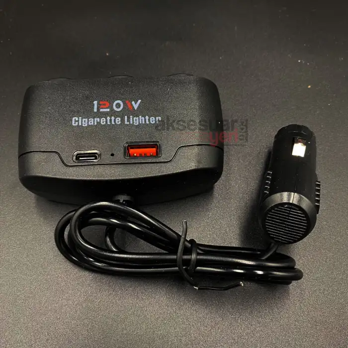 Çakmaklık Çoğaltıcı Usb li  Typ C li - 3 Çakmaklık 1 Usb li 1 TypC - A+ Ürün