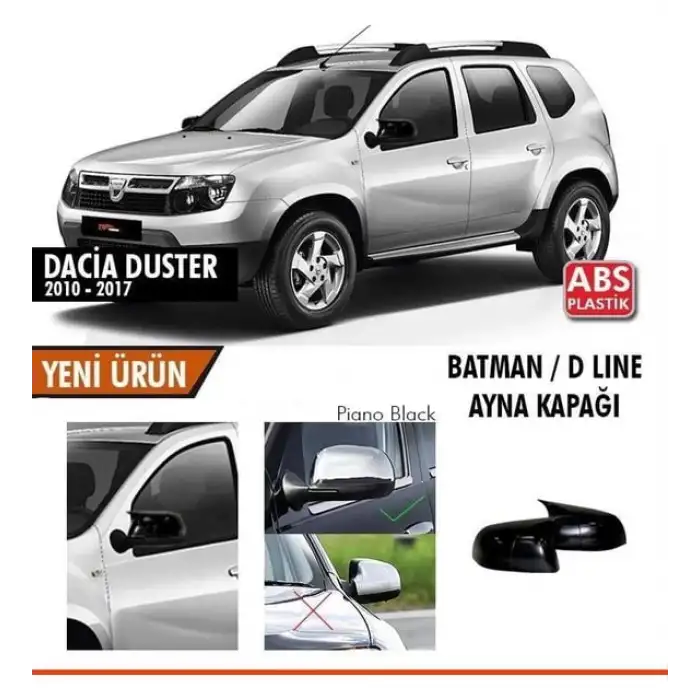 Dacia Duster 2010-2017 Yarasa / Batman Ayna Kapağı