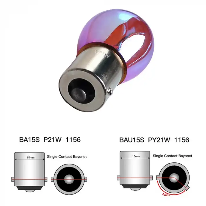 Diadem Sinyal Ampulu Amber Renk 12V 2 Adet