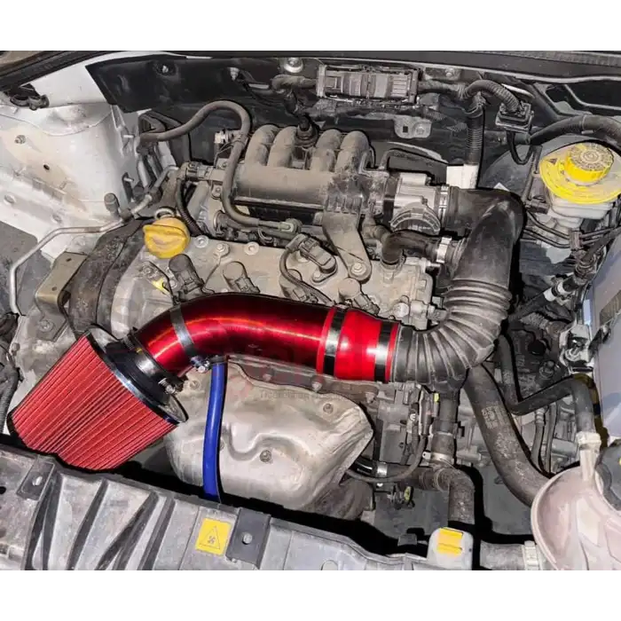Fiat Egea 1.4 Benzinli Krom Borulu Spor Açık Hava Filtre Seti -Boru Çapı 7,6cm-Uzunluk 23cm