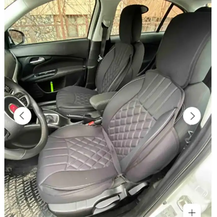 Fiat Egea Koltuk Minderi Full Set Takım-Siyah Renk