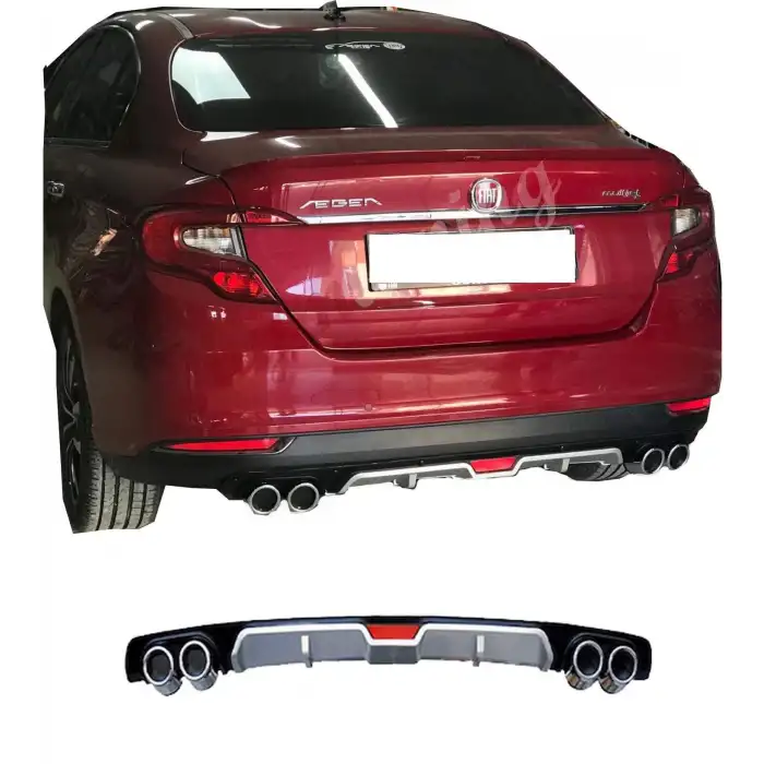 FİAT EGEA UYUMLU DİFÜZÖR ARKA TAMPON EKİ/UNV.MDL