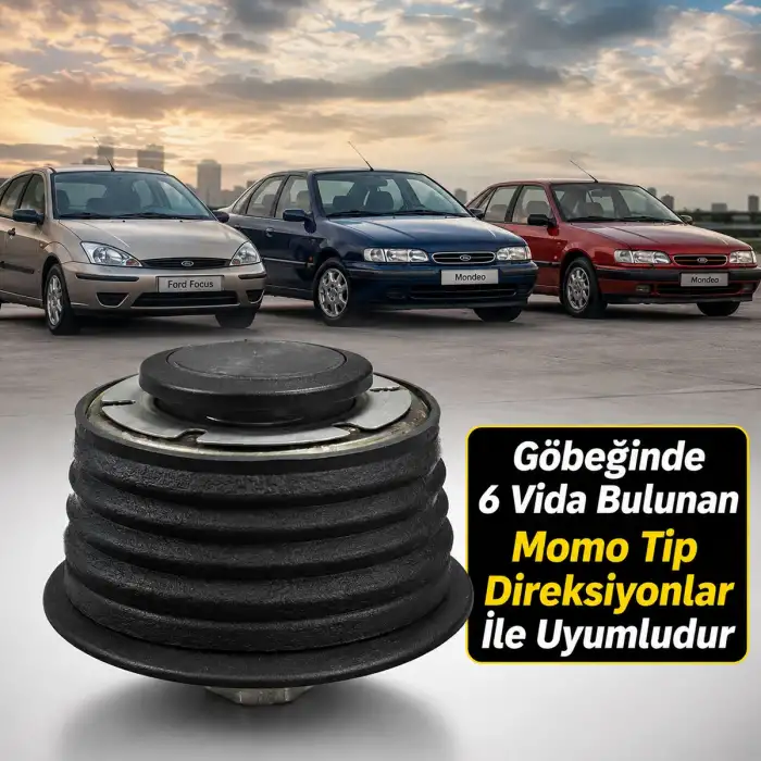Focus 1-2 , Mondeo , Mondial Uyumlu Sabit Spor Direksiyon Göbeği Momo Tip