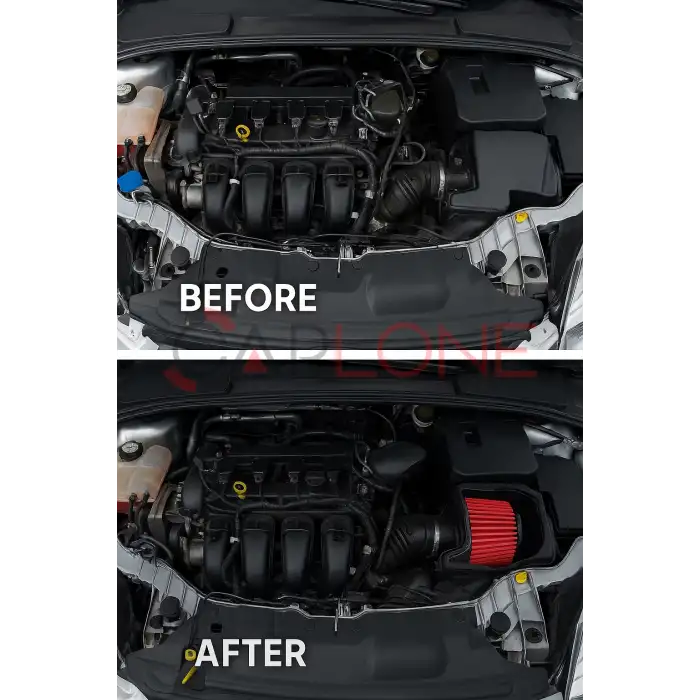 Ford Focus 3 Uyumlu Araca Özel Spor Açık Hava Filtresi Kırmızı Renk İthal Ürün Yüksek Performans