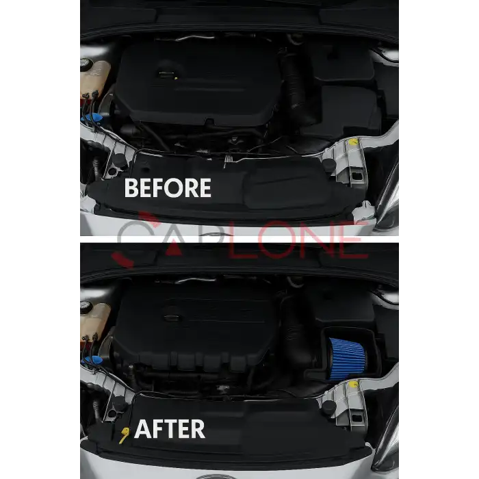 Ford Focus 3 Uyumlu Araca Özel Spor Açık Hava Filtresi Mavi Renk İthal Ürün Yüksek Performans