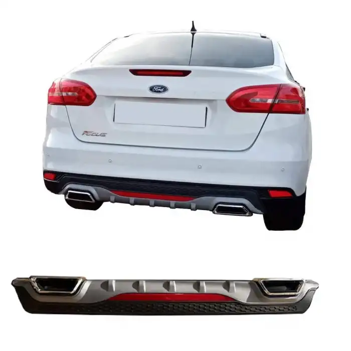 FORD FOCUS 3  UYUMLU DİFÜZÖR ARKA TAMPON EKİ/AMG MDL