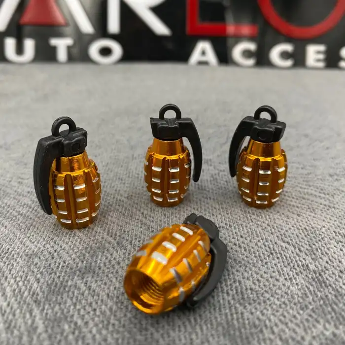 Gold/Sarı El Bombası Sibop Kapakları Parlak Malzeme