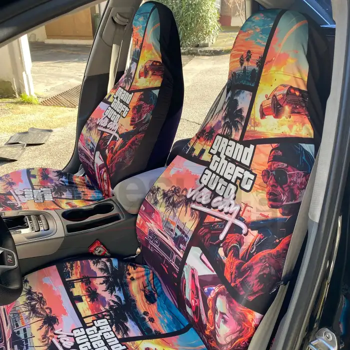 GTA Servis Kılıfı - GTA Kaydırmaz Taban Halı Paspas Seti