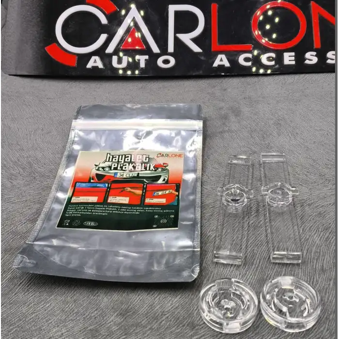 Hayalet Gizli Plakalık Şeffaf Model Takmatik Pratik Plakalık