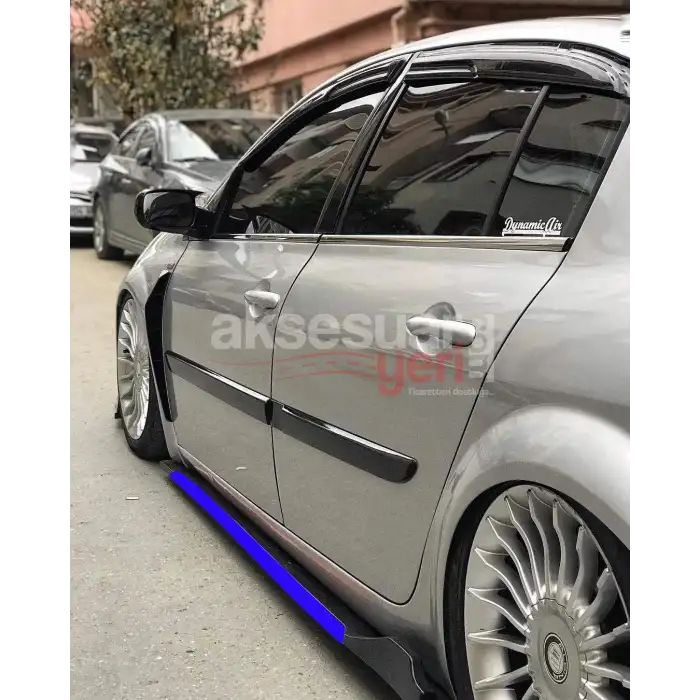 Her Araca Uyumlu Renkli 8 Parça Üniversal Yan Etek Çıtası - Marşbiyel - A+ Kalite