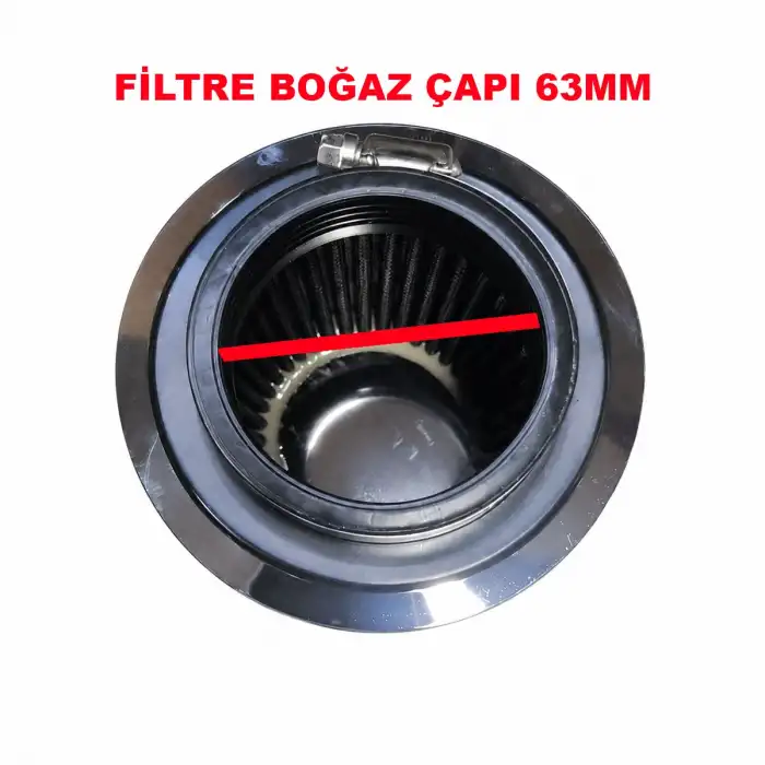 HKS 63mm Dar Huni Tip Açık Hava Filtresi-Performans Açık Hava Filtresi