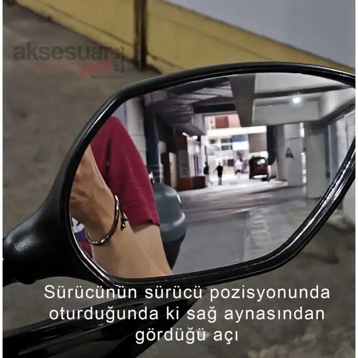 Honda ADV 350 Motosiklet Kör Nokta Aynası - 180 Derece Görüş Sağlayan Kör Nokta Aynası