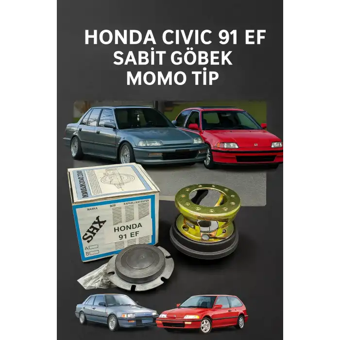 Honda Civic EF İçin Özel Spor Direksiyon Göbeği Momo Tip