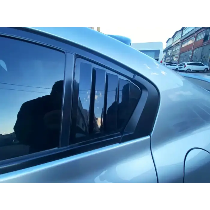 Honda Civic Fb7 Kelebek Cam Kaplama Vizörü Piano Black