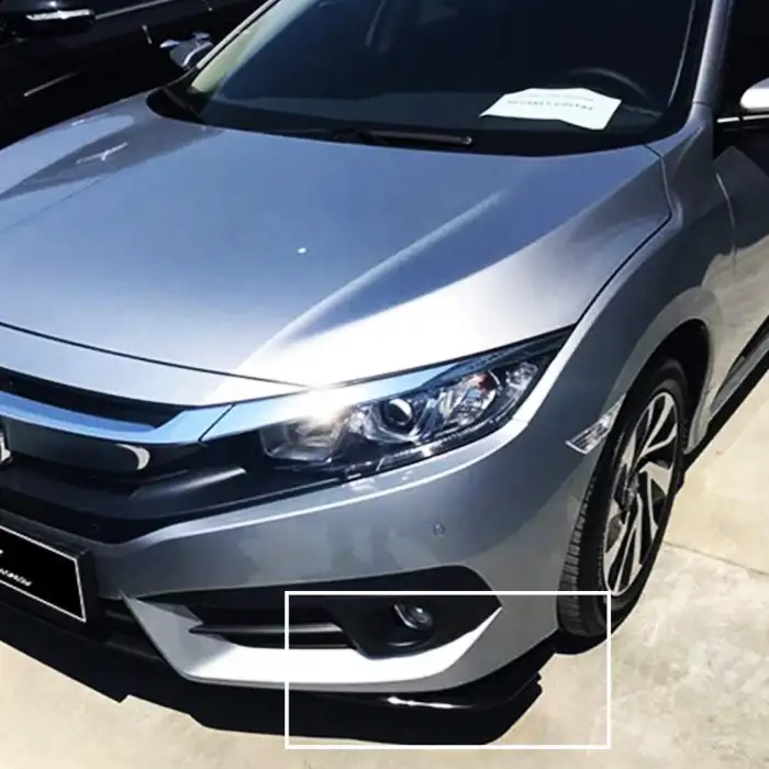 Honda Civic Fc5 Kasa Uyumlu Ön ve Arka Tampon Flap Seti Abs Plastik Dayanıklı Malzeme