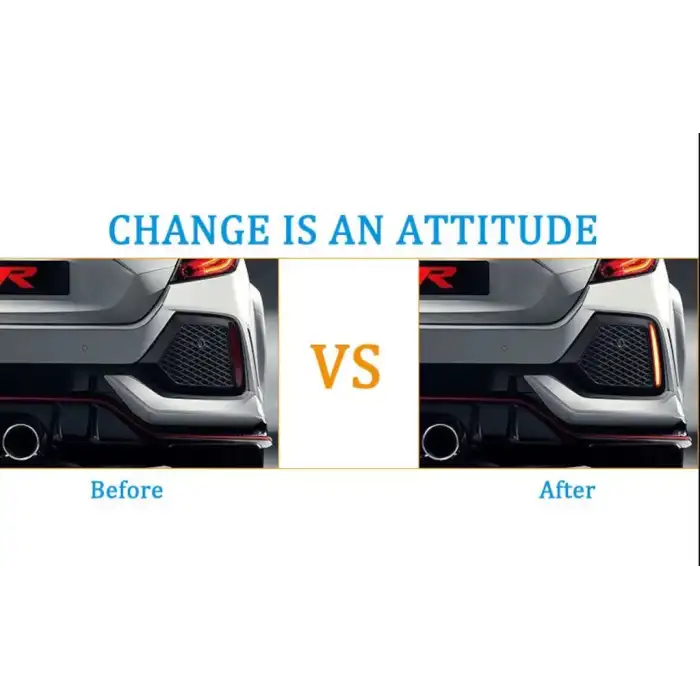 Honda Civic fc5 Typer arka sis lambası kırmızı Ledli A+ Ürün