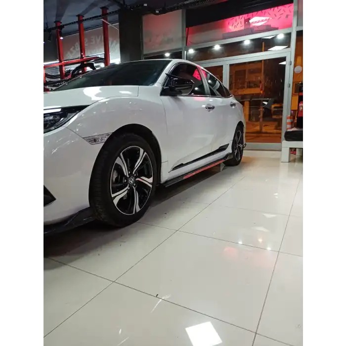 Honda Civic fc5 uyumlu Renkli 8 Parça Maşbiyel - Marşbiyel - A+ Kalite