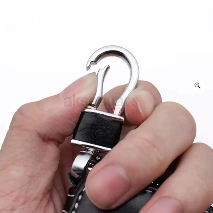 Honda Logolu Lüks Deri Anahtarlık -Fermuarlı Çantalı Şık Yeni Tasarım