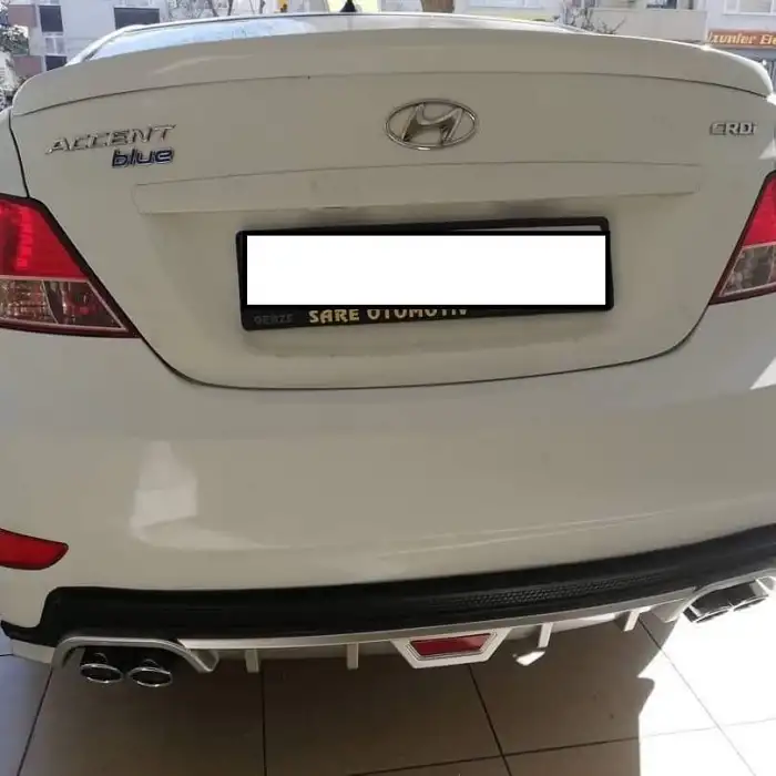HYUNDAI ACCENT BLUE UYUMLU DİFÜZÖR ARKA TAMPON EKİ/CRL MDL