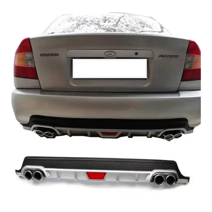 HYUNDAI ACCENT UYUMLU DİFÜZÖR ARKA TAMPON EKİ/CRL MDL