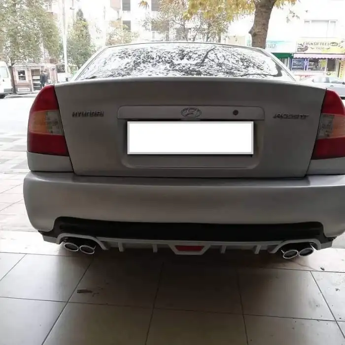 HYUNDAI ACCENT UYUMLU DİFÜZÖR ARKA TAMPON EKİ/CRL MDL