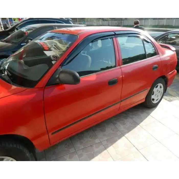 Hyundai Accent Yumurta Kasa 1998-2002 Mugen Sport Cam Rüzgarlğı / Carlone / A+ Ürün