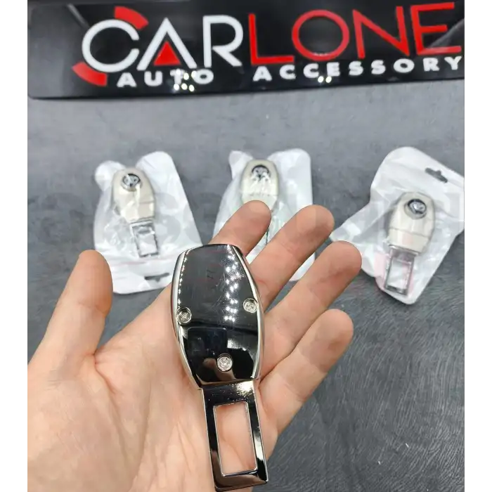 Hyundai Amblemli Bej Renk Metal Emniyet Kemer Yükseltici Rahatlatıcı Toka 2 Adet