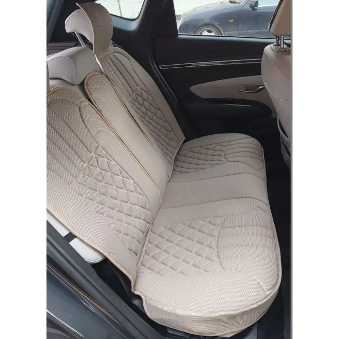 Hyundai Tucson Oto Koltuk Minderi Full Set Takım-Bej Renk