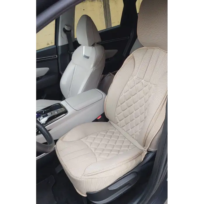 Hyundai Tucson Oto Koltuk Minderi Full Set Takım-Bej Renk