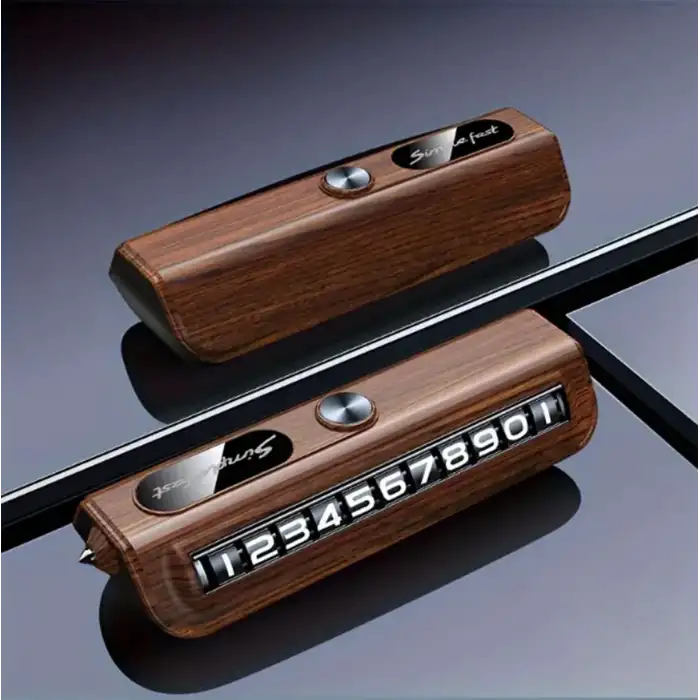 İmdat Çekiçli Metal Uçlu Araç Numaratör Ahşap Renk Premium 1.Sınıf İthal Ürün