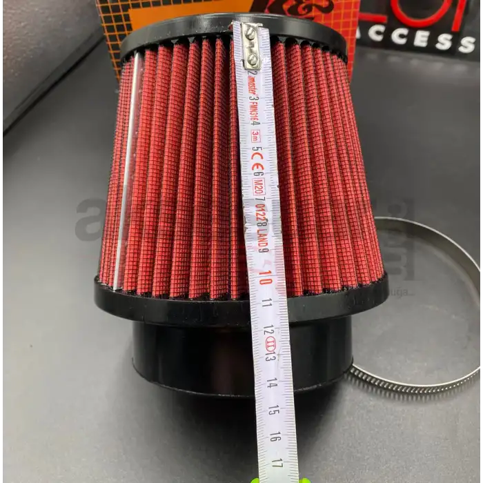 K&N Kn Performans Artırıcı Açık Hava Filtresi 10cm Kırmızı Renk - Yüksek Performans