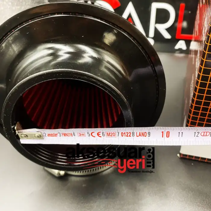 K&N Kn Performans Artırıcı Açık Hava Filtresi 7.6cm Kırmızı Renk - Yüksek Performans