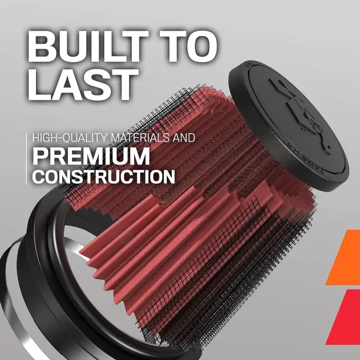 K&N Kn Performans Artırıcı Açık Hava Filtresi 7.6cm Kırmızı Renk - Yüksek Performans