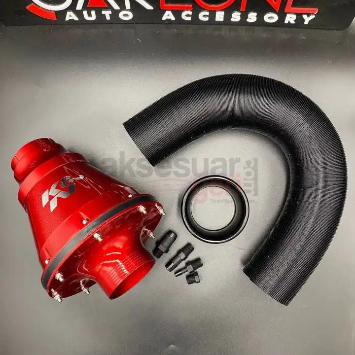 K&N Kn Performans Artırıcı Apollo Tip Açık Hava Filtresi 6.5cm Kırmızı Renk - Yüksek Performans