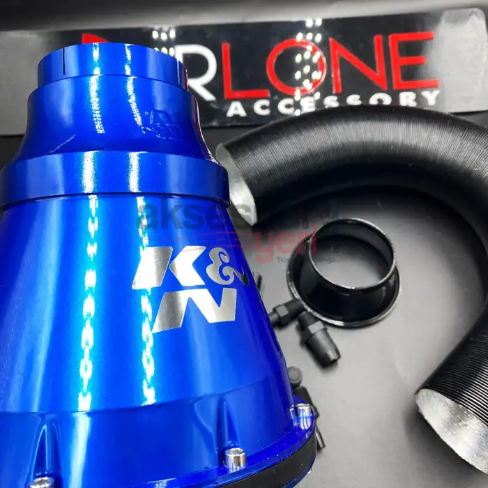 K&N Kn Performans Artırıcı Apollo Tip Açık Hava Filtresi 6.5cm Mavi Renk-Yüksek Performans